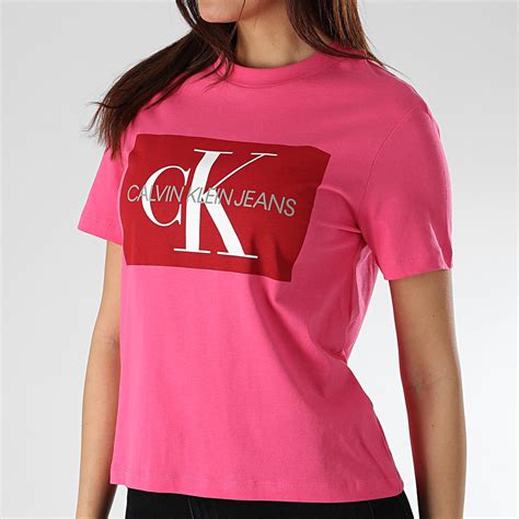 calvin klein t shirt damen rose